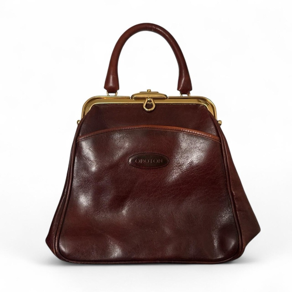 Brown Leather Handbag